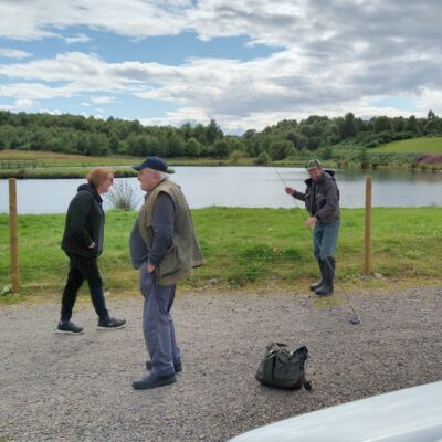 Tackling up and meeting the owners of the fishery